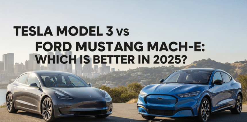 Tesla Model 3 vs Ford Mustang Mach-E: Which is Better in 2025?